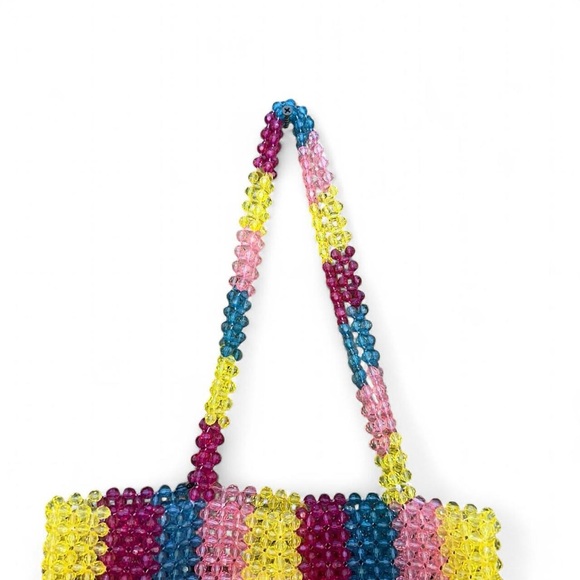 Forever 21 Multicolor Beaded Tote Bag - Picture 3 of 8